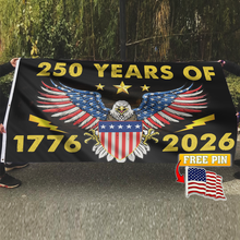 Load image into Gallery viewer, Navy Defending Freedom Since 1775 Flag with FREE American Pin