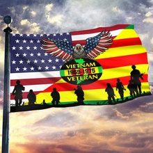 Load image into Gallery viewer, Vietnam Veteran Eagle Of Freedom Flag