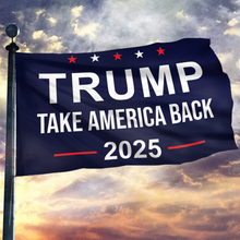 Load image into Gallery viewer, Trump Take America Back 2025 Flag