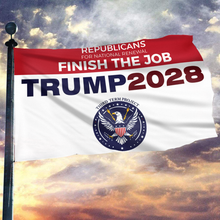 Load image into Gallery viewer, Finish The Job Trump Flag