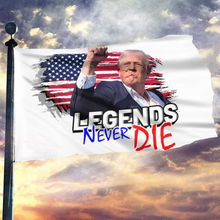 Load image into Gallery viewer, Legends Never Die Trump USA Flag