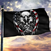 Load image into Gallery viewer, Eagle Through American Flag
