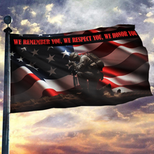 Load image into Gallery viewer, We Respect You USA Flag