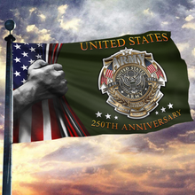 Load image into Gallery viewer, 250th Anniversary US Army Flag
