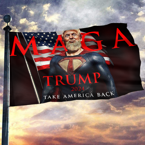 MAGA Super Trump 2024 Flag
