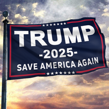 Load image into Gallery viewer, TRUMP Save America Again 2025 Flag