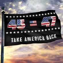 Load image into Gallery viewer, 45 47 Trump USA Flag
