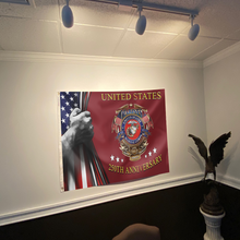 Load image into Gallery viewer, 250th Anniversary US Marine Corps Flag