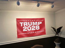 Load image into Gallery viewer, Trump 2028 Red Flag