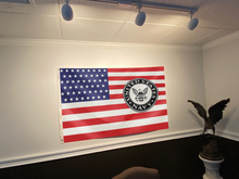 Load image into Gallery viewer, Navy USA Flag