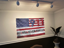 Load image into Gallery viewer, 911 We Will Never Forget USA Flag