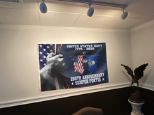 Load image into Gallery viewer, United States Navy 250 Years Anniversary 1775–2025 Flag