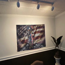Load image into Gallery viewer, Patriotic American Eagle USA Flag