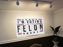 Load image into Gallery viewer, I'm Voting For The Felon Flag