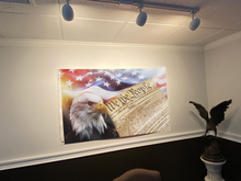 Load image into Gallery viewer, Vintage American Eagle Flag