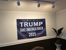 Load image into Gallery viewer, Trump Take America Back 2025 Flag