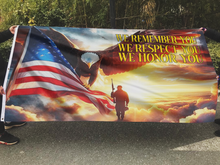 Load image into Gallery viewer, We Remember You Eagle Flag