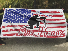 Load image into Gallery viewer, Always Remember Our Heroes American Flag