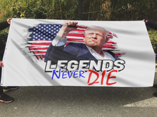 Load image into Gallery viewer, Legends Never Die Trump USA Flag