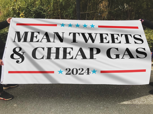 Mean Tweets and Cheap Gas Flag