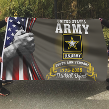 Load image into Gallery viewer, 250th Anniversary Of The Army Flag
