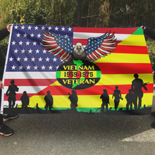 Load image into Gallery viewer, Vietnam Veteran Eagle Of Freedom Flag