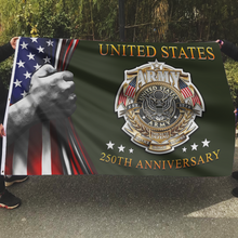 Load image into Gallery viewer, 250th Anniversary US Army Flag