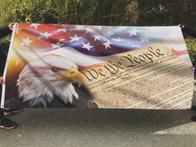 Load image into Gallery viewer, Vintage American Eagle Flag