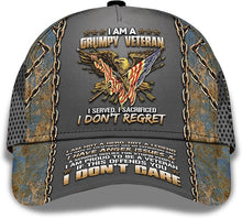 Load image into Gallery viewer, Veteran Grumpy Hat