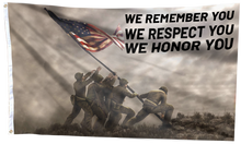 Load image into Gallery viewer, We Remember, We Honor You USA Flag