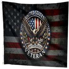 Load image into Gallery viewer, Patriotic American Veteran Flag