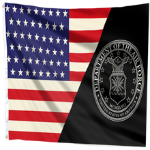 Load image into Gallery viewer, Air Force Seal Logo Flag