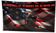 Load image into Gallery viewer, We Respect You USA Flag