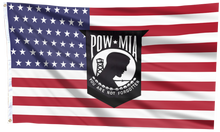 Load image into Gallery viewer, POW MIA USA Flag