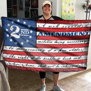 This Well Defend 2nd Amendment Vintage American Flag