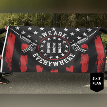 Load image into Gallery viewer, Don't Tread On Me We Are Everywhere Flag