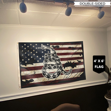 Load image into Gallery viewer, Gadsden Don't Tread On Me - Vintage USA Horizontal Flag