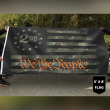 Load image into Gallery viewer, We The People - Camo Orange - 2nd Amendment Flag (RTL)