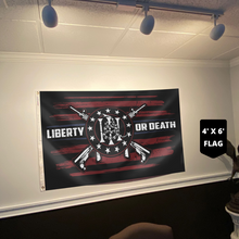 Load image into Gallery viewer, Don&#39;t Tread On Me Liberty Or Death Flag