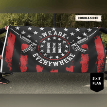 Load image into Gallery viewer, Don't Tread On Me We Are Everywhere Flag