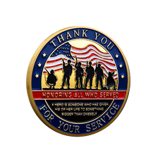 Load image into Gallery viewer, Honoring All Who Served - Veteran Coin