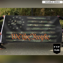 Load image into Gallery viewer, We The People - Camo Orange - 2nd Amendment Flag (RTL)