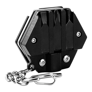 Multitool Hexagonal Kit - Mini Pocket Survival Tool Set Keychain