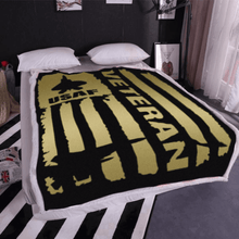 Load image into Gallery viewer, United States Air Force Veteran Blanket - 50x60 + Free Matching 3x5' Single Reverse Flag