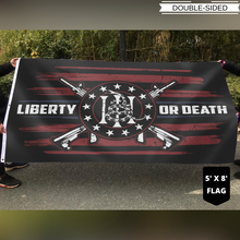 Load image into Gallery viewer, Don't Tread On Me Liberty Or Death Flag