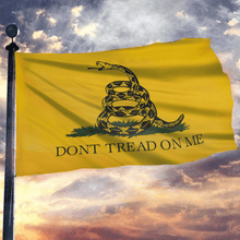 Load image into Gallery viewer, Gadsden Don&#39;t Tread On Me Sherpa Blanket - 50x60 + Free Matching 3x5 Single Reverse Flag