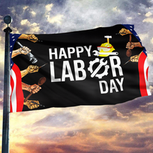 Load image into Gallery viewer, Labor Day Flag