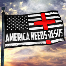 Load image into Gallery viewer, America Needs JESUS Flag