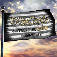 Load image into Gallery viewer, We the People Supports LGBFJB Eagle Flag
