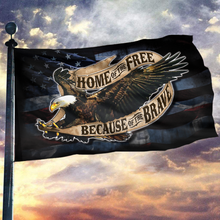 Load image into Gallery viewer, HOME OF THE FREE EAGLE FLAG
